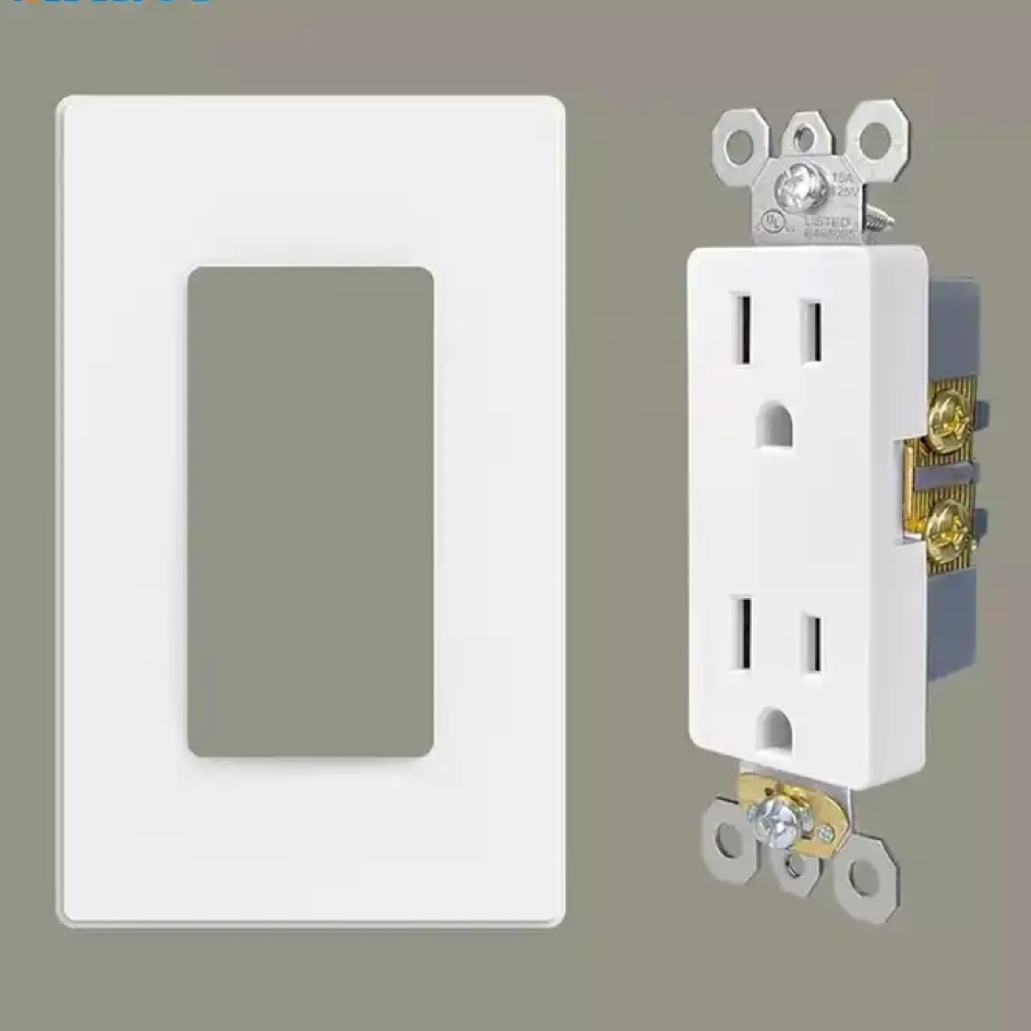 UL Certified TR1107-US GFCI Receptacles NEMA 5-15R 15A 125 V Decorative Duplex Electrical Outlets With Tamper Resistant Plug