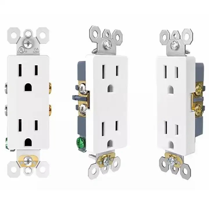 UL Certified TR1107-US GFCI Receptacles NEMA 5-15R 15A 125 V Decorative Duplex Electrical Outlets With Tamper Resistant Plug