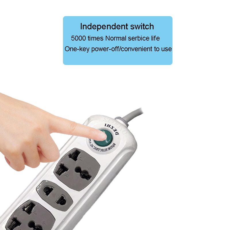 Eu Standard Extension board - /electrical plug socket/ 4 5 way power strip with durable switch - Factory Price CE OEM Accepted