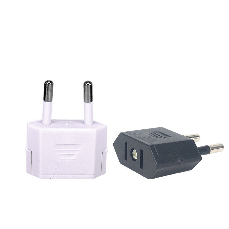Small Model 9629 American USA to European Power Converter Outlet Plug Adapter