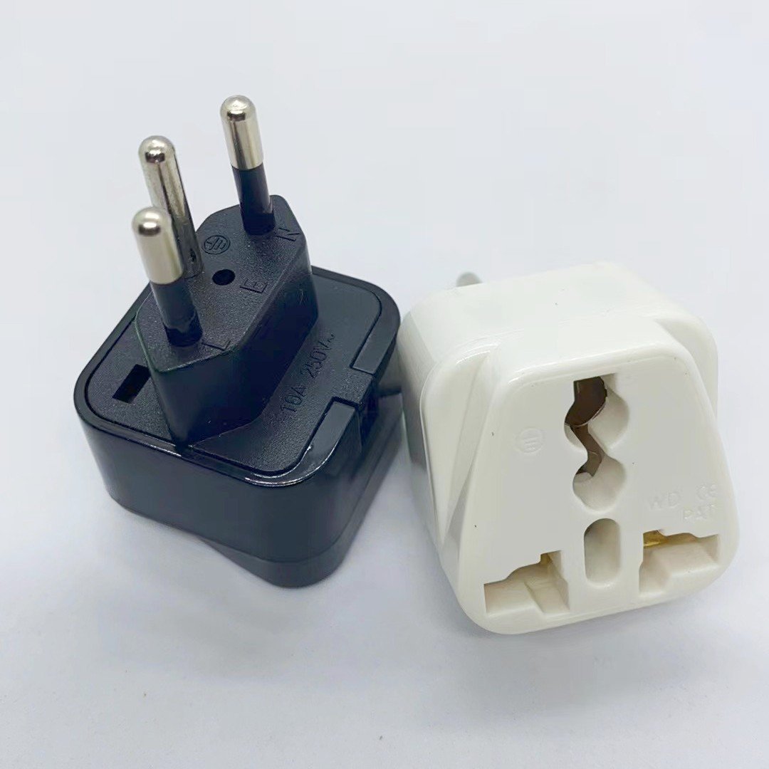 Switzerland Universal UK Europe AU USA to CH Grounded Travel Adapter Plug wall socket Switzerland PLUG adaptor