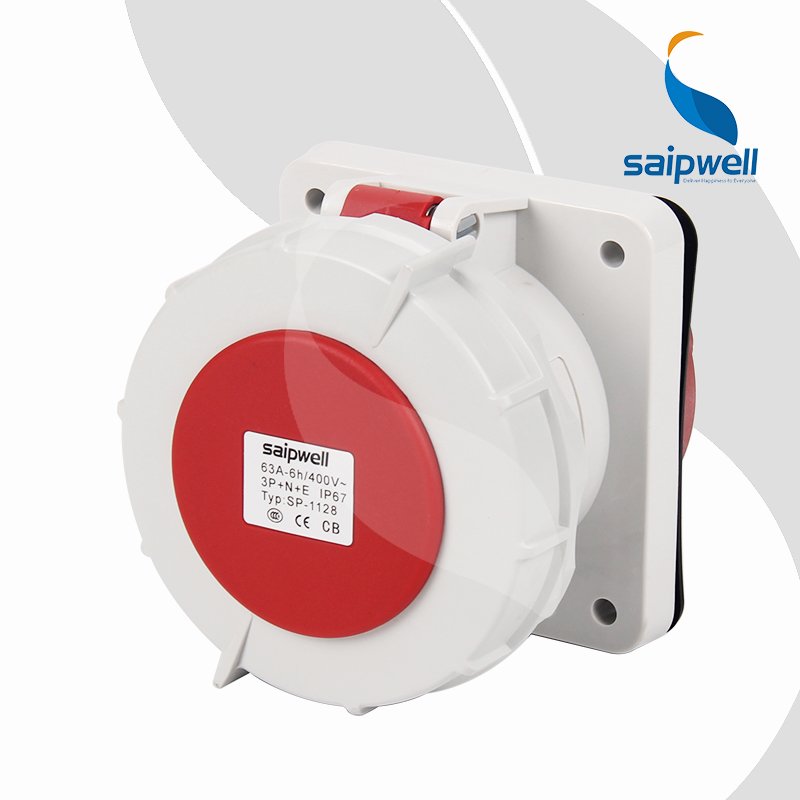 China Supplier Saip/Saipwell Male IP67 Industrial Socket Plug and Socket