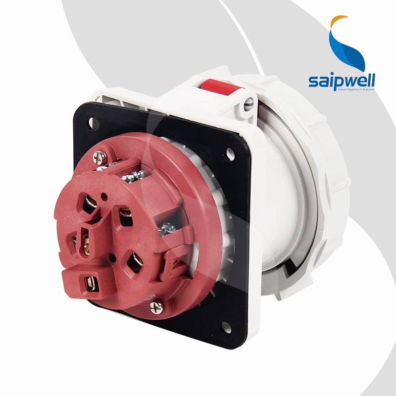 China Supplier Saip/Saipwell Male IP67 Industrial Socket Plug and Socket
