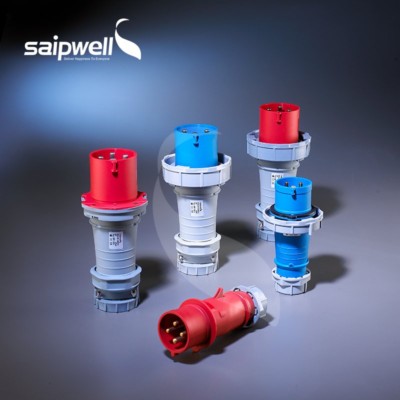 China Supplier Saip/Saipwell Male IP67 Industrial Socket Plug and Socket