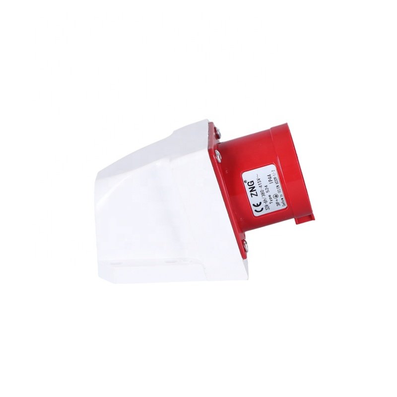 400V Appliance Inlet Plug 32A 4 Pin Wall Fixed Industrial Plug