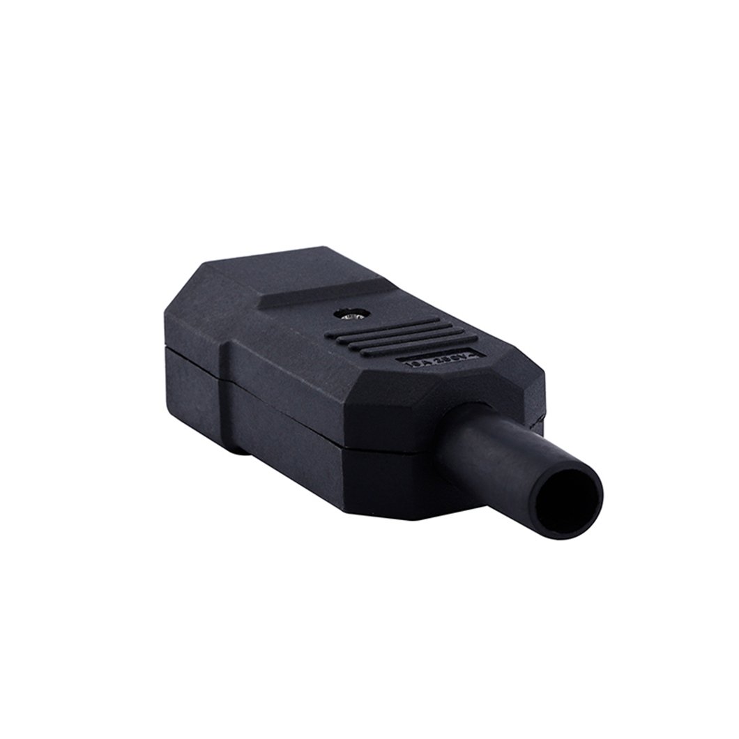 Factory sale 16A 250V IEC Straight Cable Plug Connector Female Male Plug Power Connector 3 Pin AC Socket