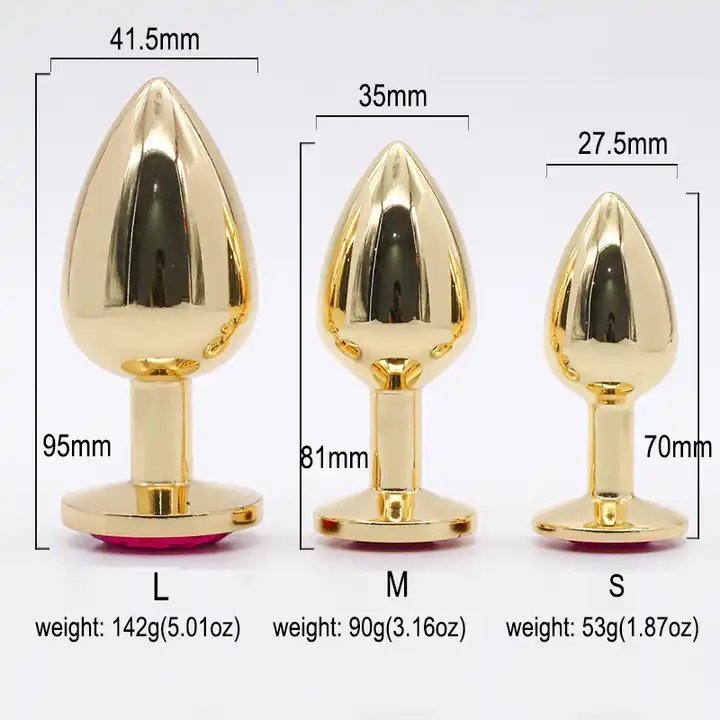 2022 New Anal plug Bdsm Fetish Sm Set Metal Butt Plug 1 Pcs Adult Sex Toy For Man Women Couple