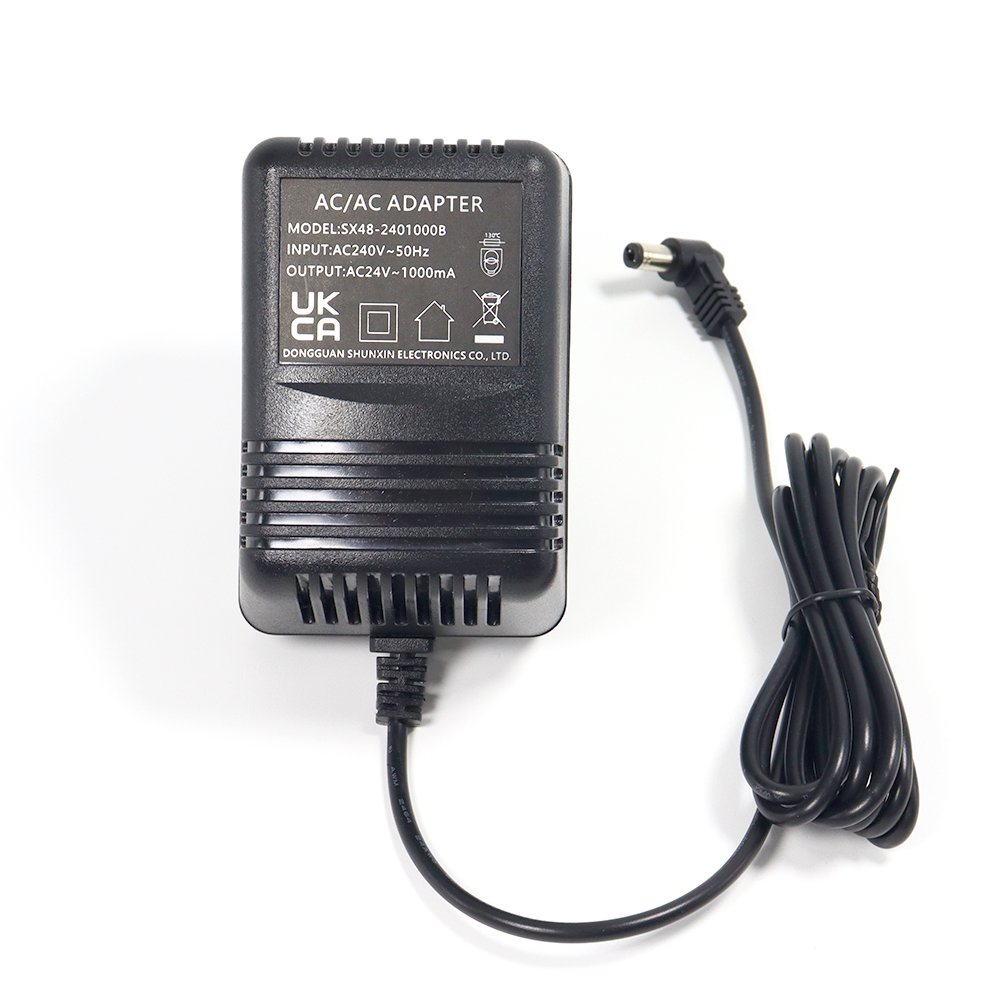 ac 24v1a 12v2a 12v1.5a 24V0.83A Power Adapter UK Plug Wall Plug Power Supply 24w 20va Ac Adapter