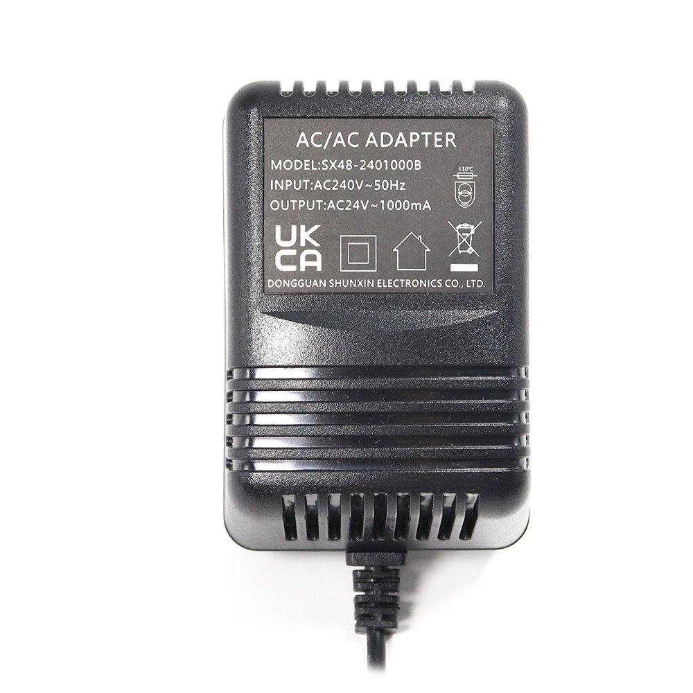 ac 24v1a 12v2a 12v1.5a 24V0.83A Power Adapter UK Plug Wall Plug Power Supply 24w 20va Ac Adapter