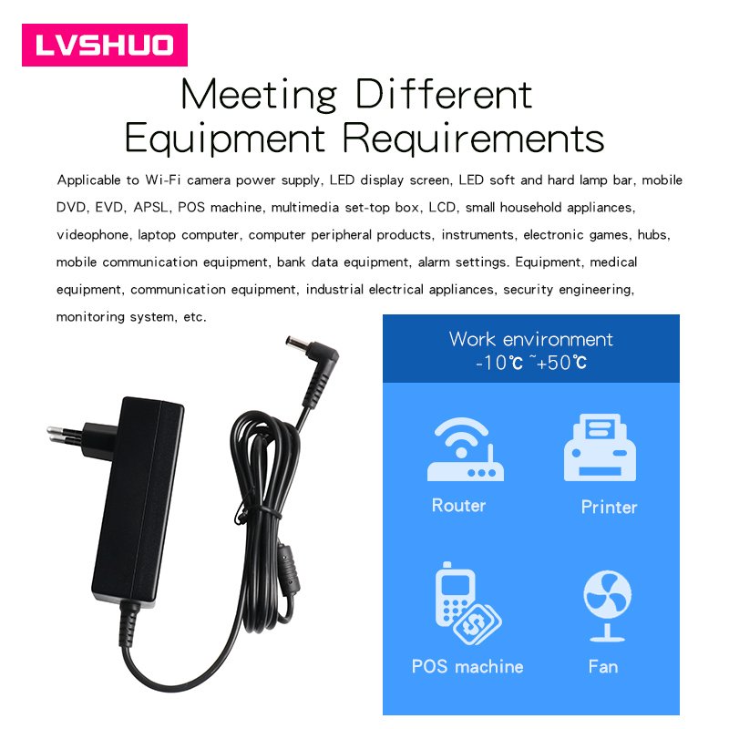 New Product For Lcd Power Supply EU US UK plug 12V 5A AC/DC Power Adapter 12V 5A Power Adapter