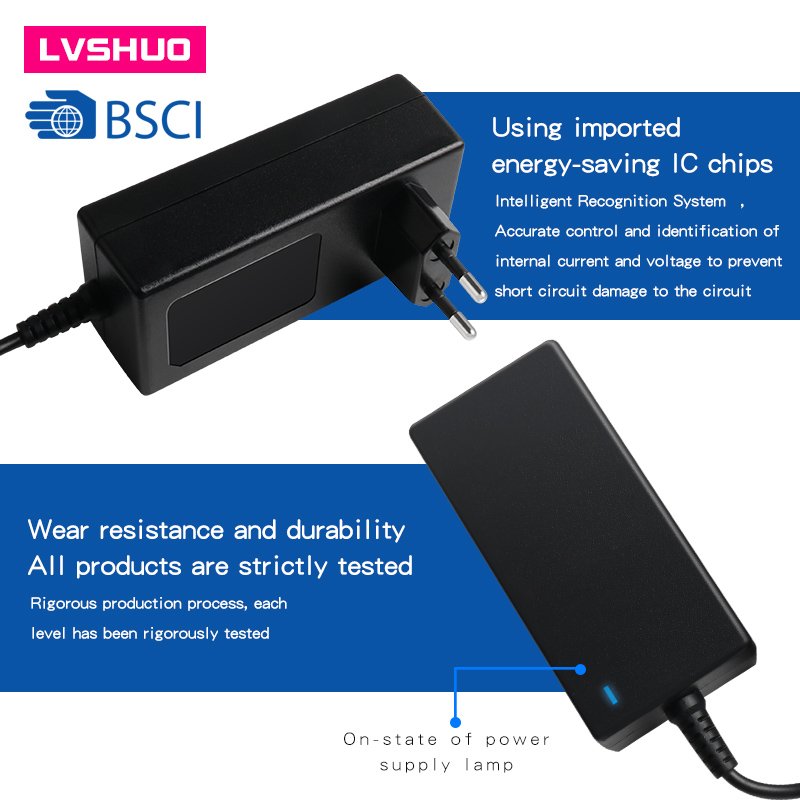 New Product For Lcd Power Supply EU US UK plug 12V 5A AC/DC Power Adapter 12V 5A Power Adapter