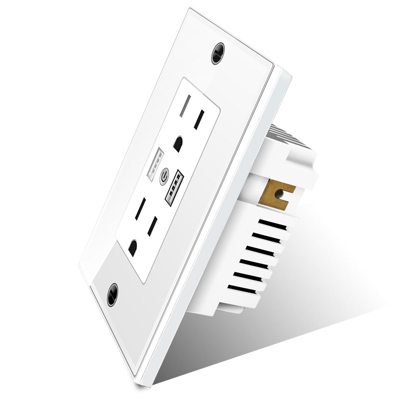 Lanbon US standard socket 2.4A USB smart timing function wifi zigbee plug smart home life