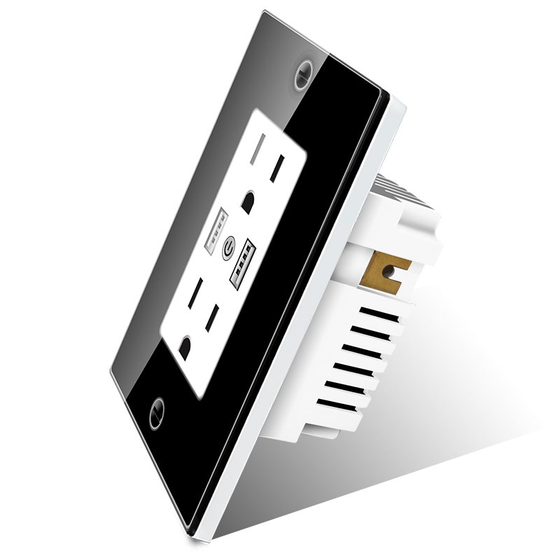 Lanbon US standard socket 2.4A USB smart timing function wifi zigbee plug smart home life