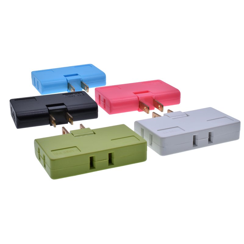 Wholesale Rotatable Socket Converter One In Three 180 Degree Extension Plug Multi plug Portable slim socket converter