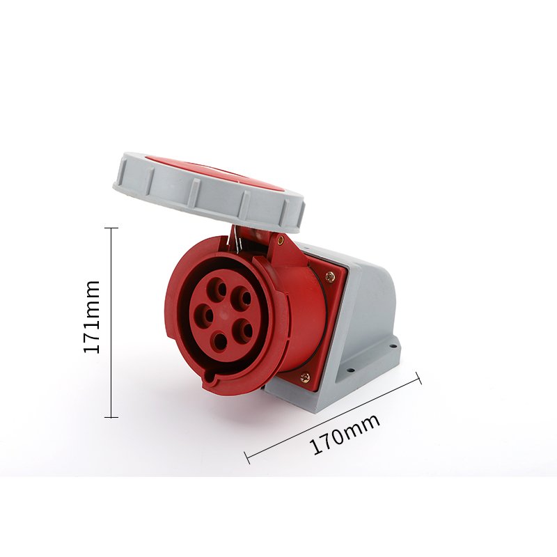 CEE 380V 16A 32A 63A 125A a IP67 5 pin waterproof industrial electrical plug socket