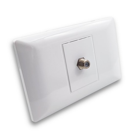US Electrical Power Supply Socket 1 Gang Satellite Outlet Plug Wall Satellite TV socket
