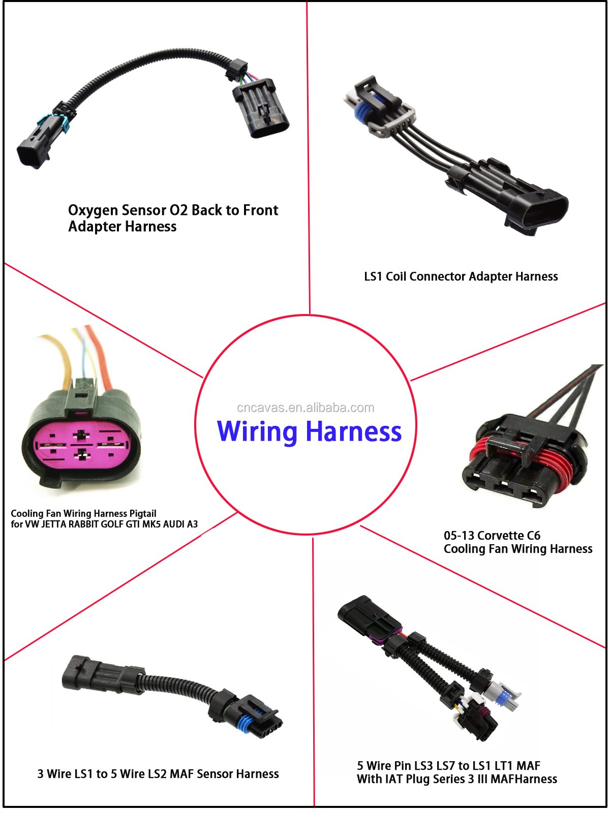 Ignition Coil Wire Harness Connector Plug 3523813 For Volvo V90 S40 V40 S90