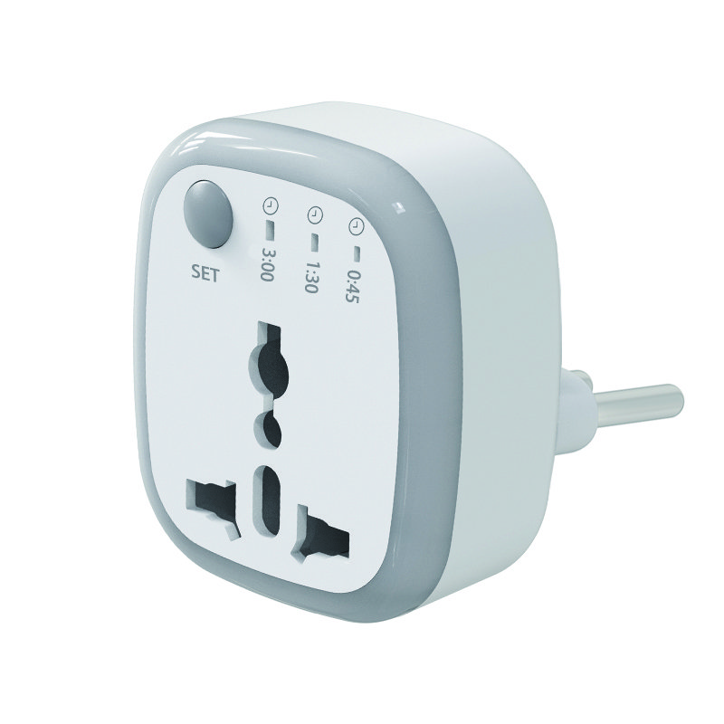 European Universal Socket Night Light with EU Plug 250V AC 10A Rated Current Switching Power Usage for Home Entertainment