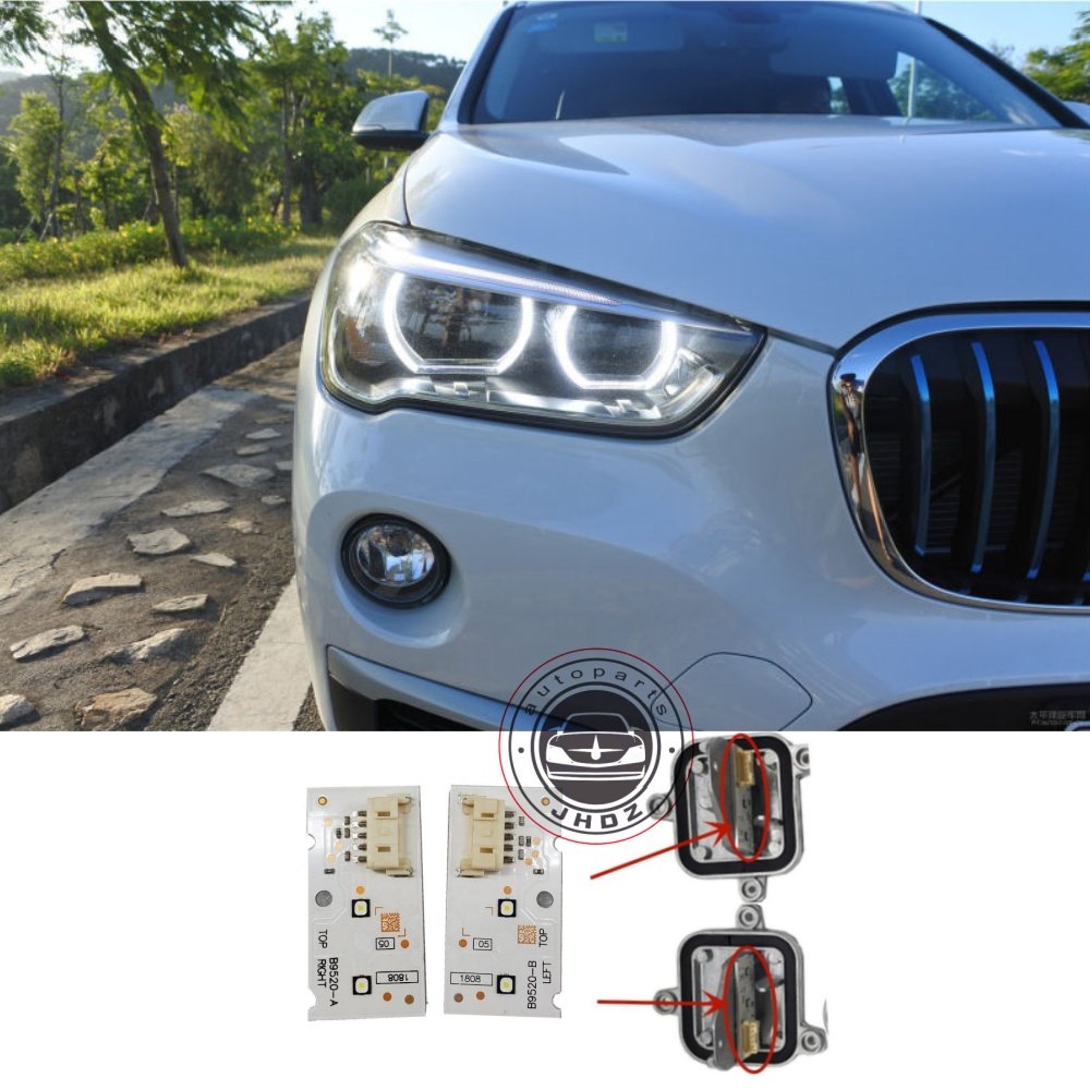 NEW DRL LED Boards 63117428791 63117428792 For BMW X1 F48 LED Headlight Daytime Running Lights Chips