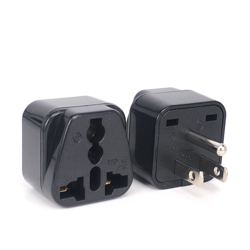 American Power Adapter Type B Travel Adapter American USA to European EU Schuko Plug Adapter- CE Certified Type B USA, Canada