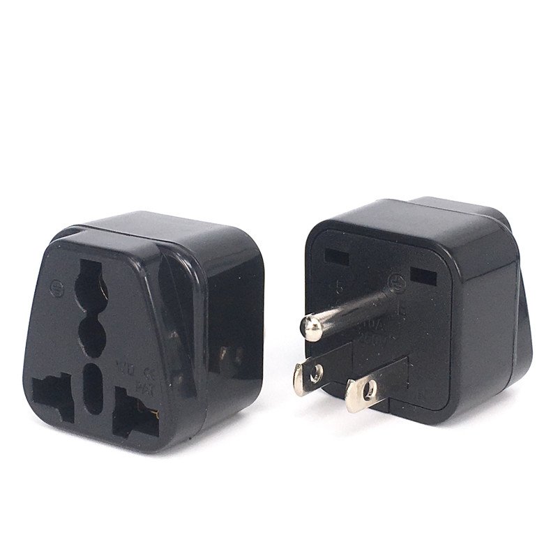 American Power Adapter Type B Travel Adapter American USA to European EU Schuko Plug Adapter- CE Certified Type B USA, Canada
