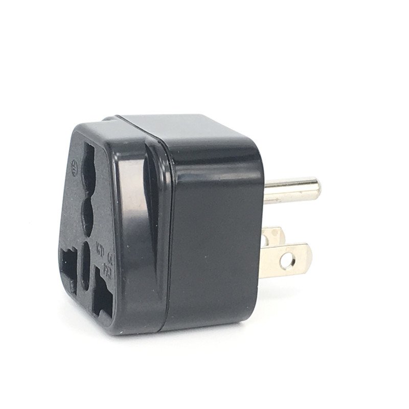 American Power Adapter Type B Travel Adapter American USA to European EU Schuko Plug Adapter- CE Certified Type B USA, Canada