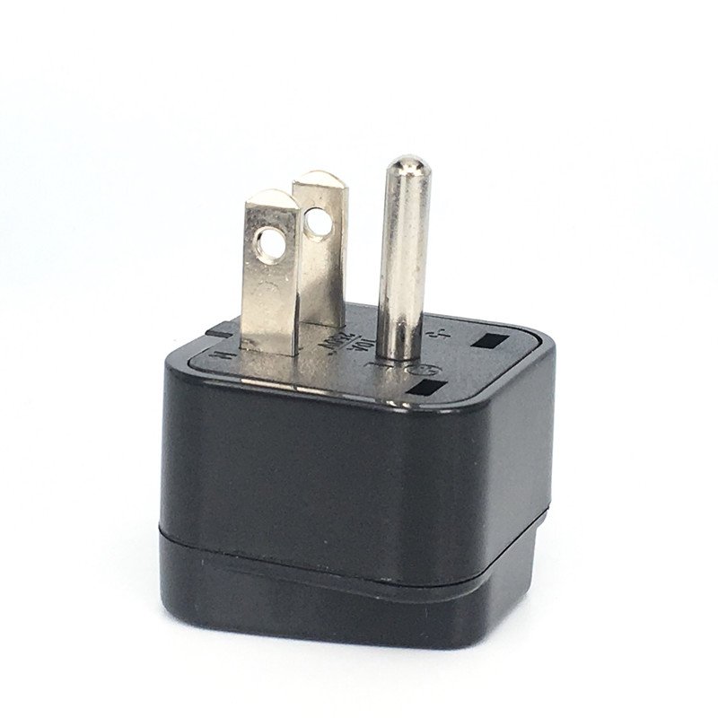American Power Adapter Type B Travel Adapter American USA to European EU Schuko Plug Adapter- CE Certified Type B USA, Canada
