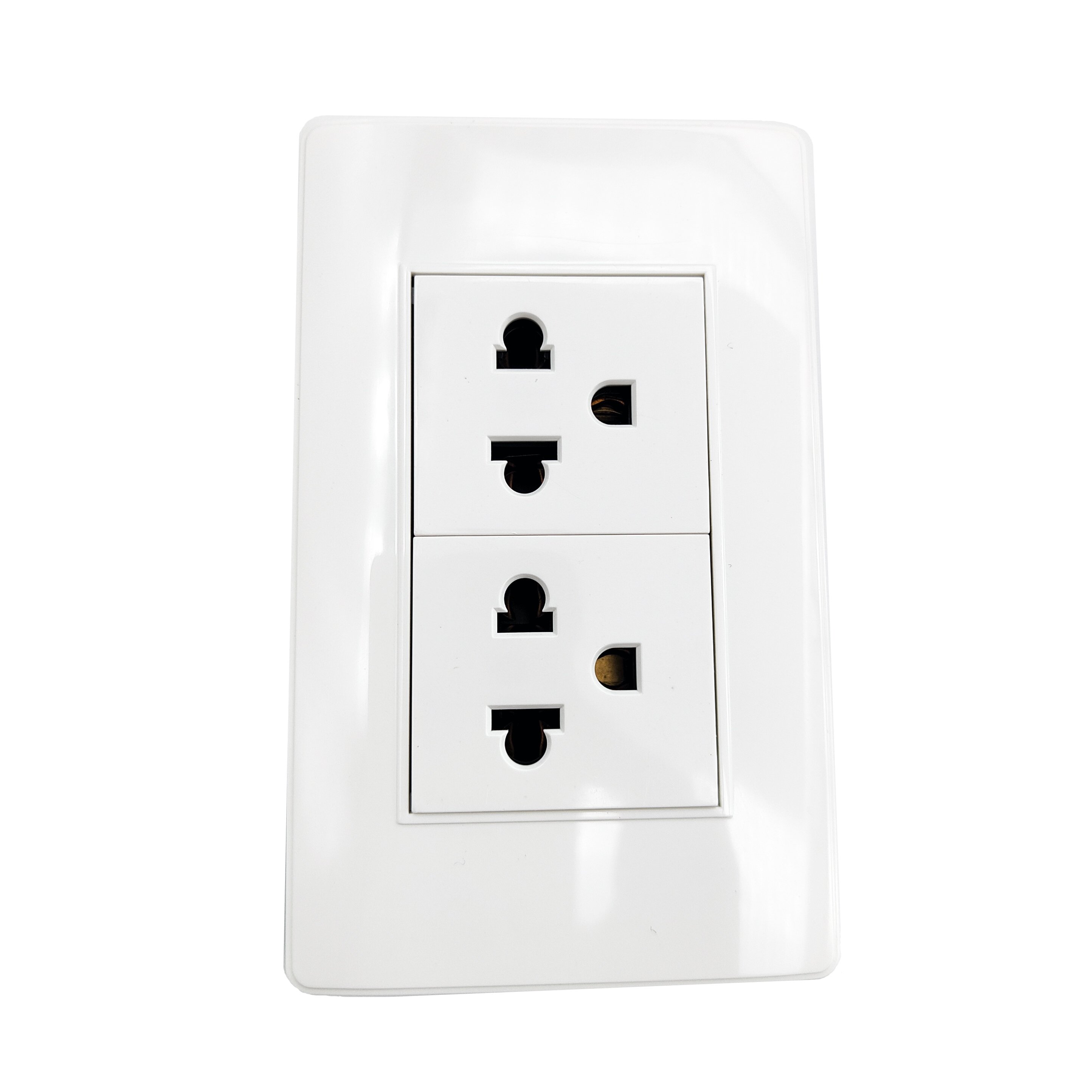 110V-250V 118 Type 6 Pin US Multifunction Wall Socket PC Panel Electrical Power Plug Socket