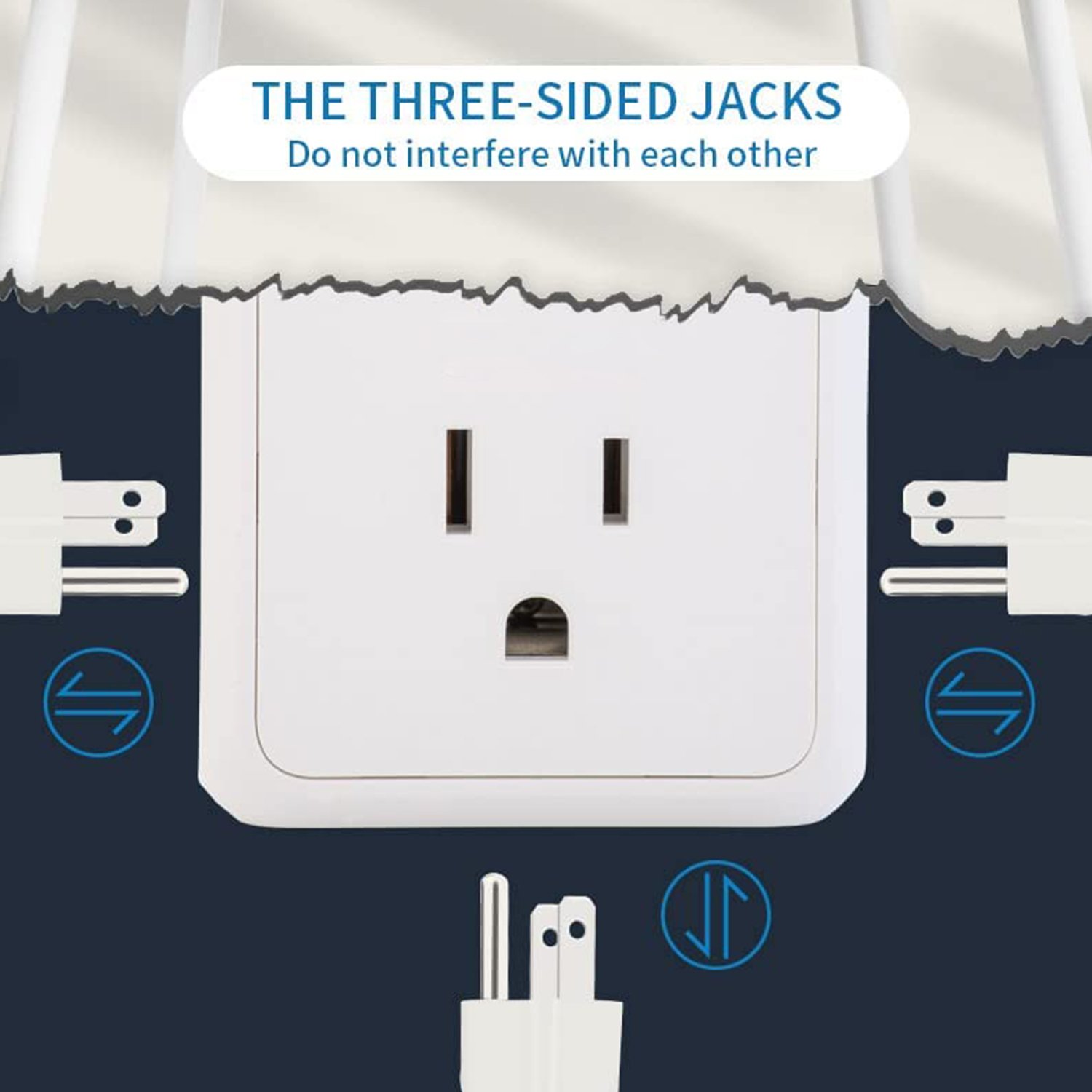 Design US Customizable One-to-Three Multi-Function Wall Socket 2USB+1Type-C Converter 250v 10a Single Power Expander Safety US