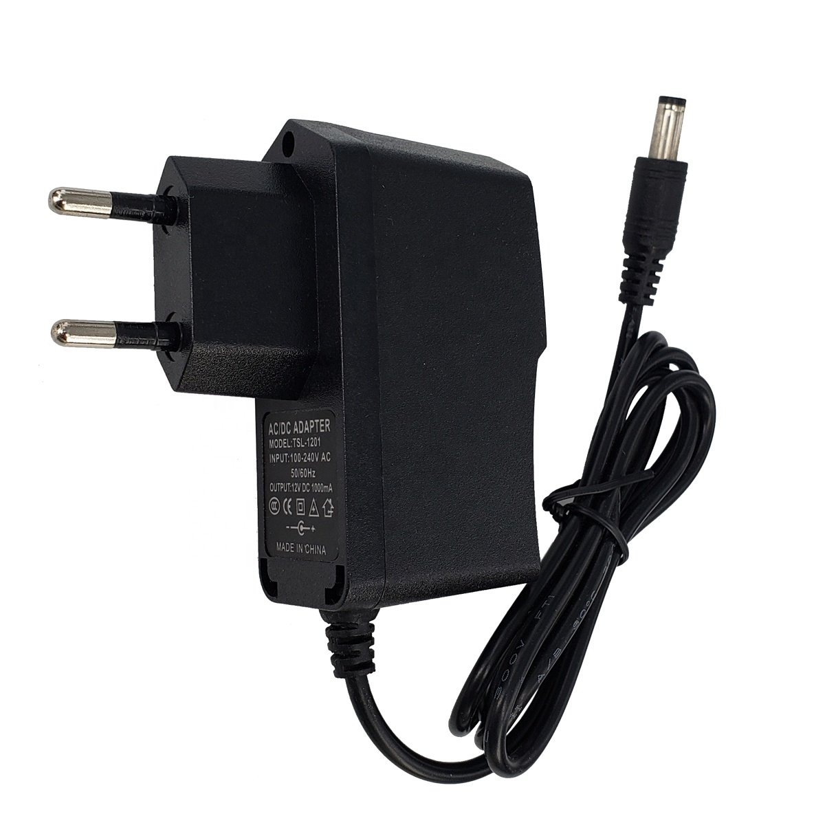 OEM Adapter EU AU US Plug Wall AC DC 12V1A 12V1.5A 5V1A 5V2A Power Adapter For Led Cctv Ip Camera