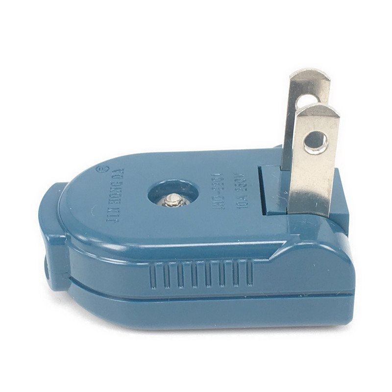 2 flat pin american standard power plug Male Power Electric Plug detachable and assembled plug 10A 250V