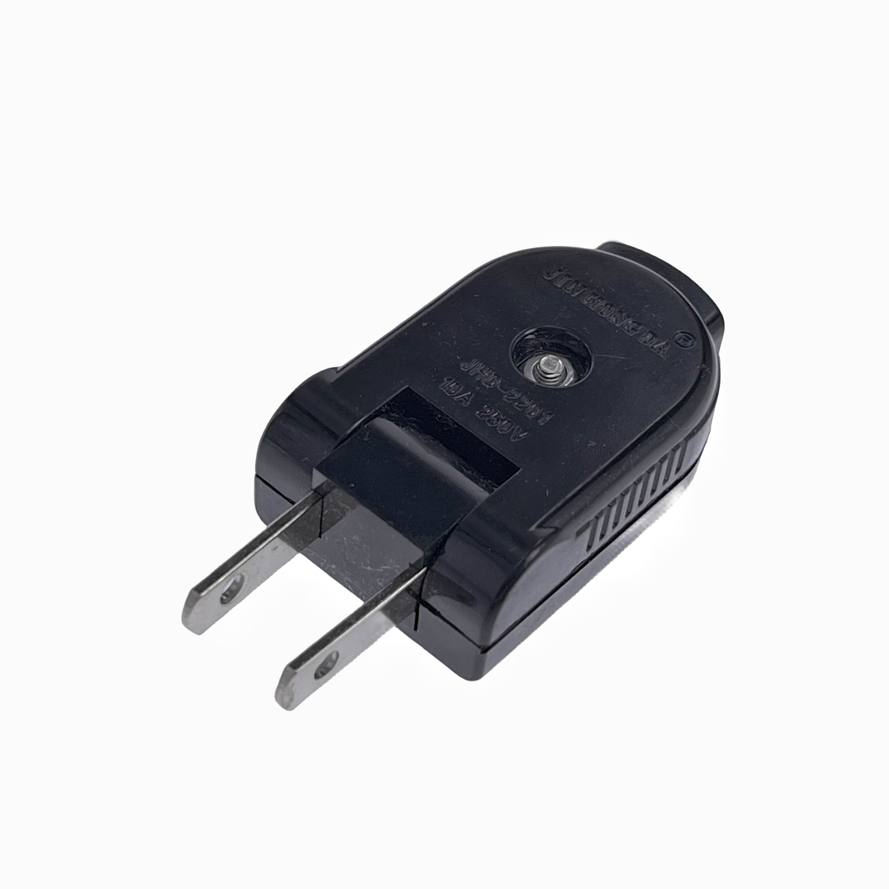2 flat pin american standard power plug Male Power Electric Plug detachable and assembled plug 10A 250V