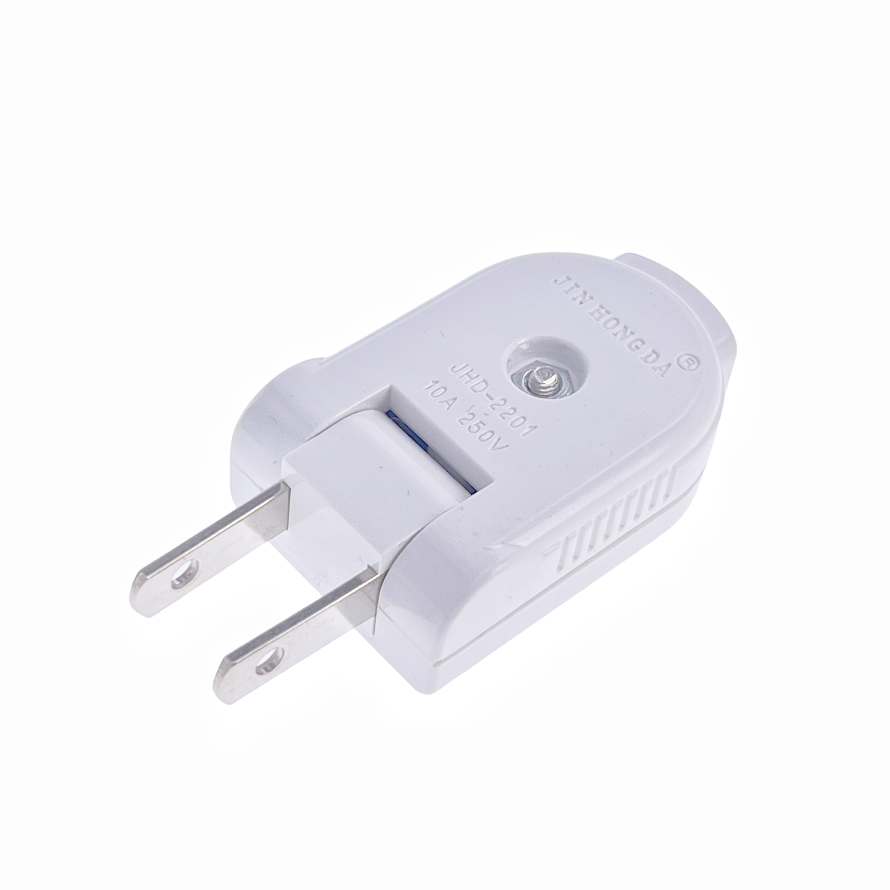2 flat pin american standard power plug Male Power Electric Plug detachable and assembled plug 10A 250V