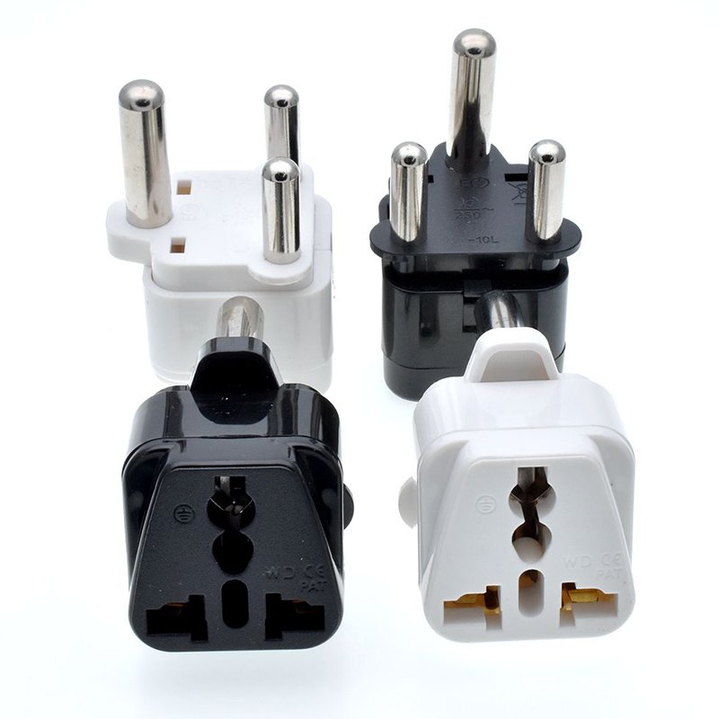 South Africa Travel Plug Adapter (Type M) Grounded 3-Prong plug