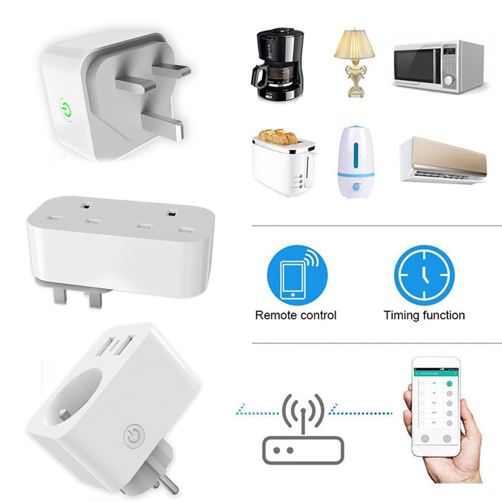 Alexa Tuya Smart Life 2* USB and 1*tpye-c Control OEM Zigbee German Smart Socket