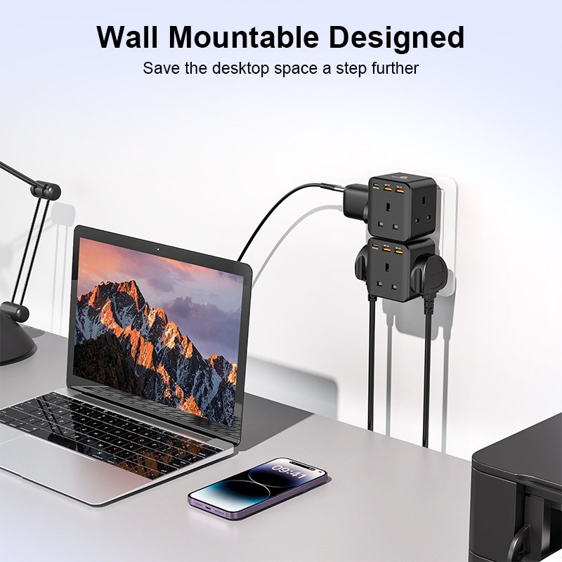 Phone Planet usb to usb c mulity devices plugs sockets CE/UKCA/BS1363 20w PD QC30w wall charger universal travel adapter