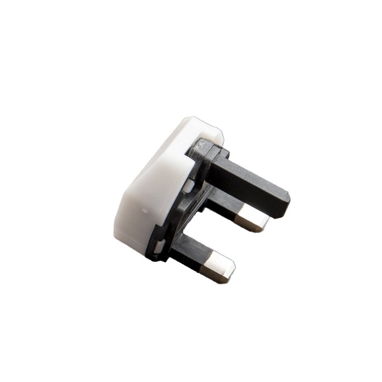 UK Aluminum 2 Cores British 3 Pins plug BS1363 Certificate UK Power Plug Insert 13A Fused plug Electrical Power Cable