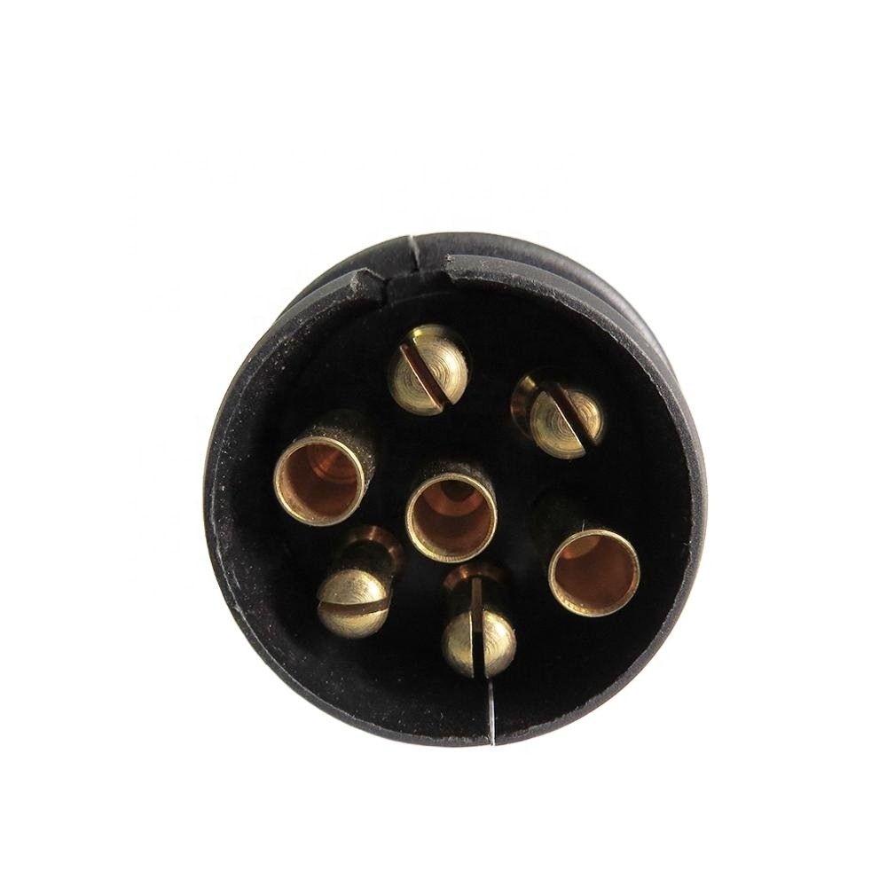 European trailer connector 12v trailer plug 7 pin trailer wiring plugs