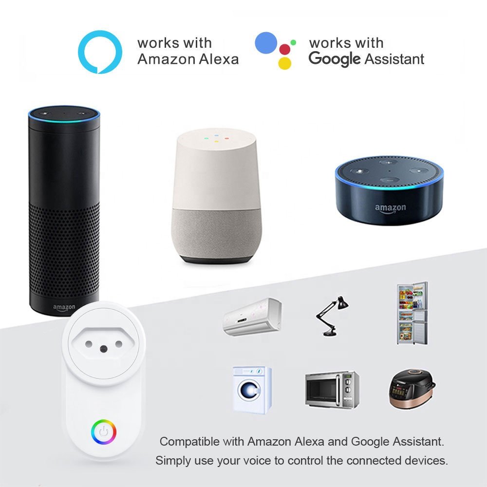 2024 New High Quality EU US UK AU IT Smart Worldwide Power Socket Plug WiFi Smart Outlet with Voice Control PST-LSPA8 Factory