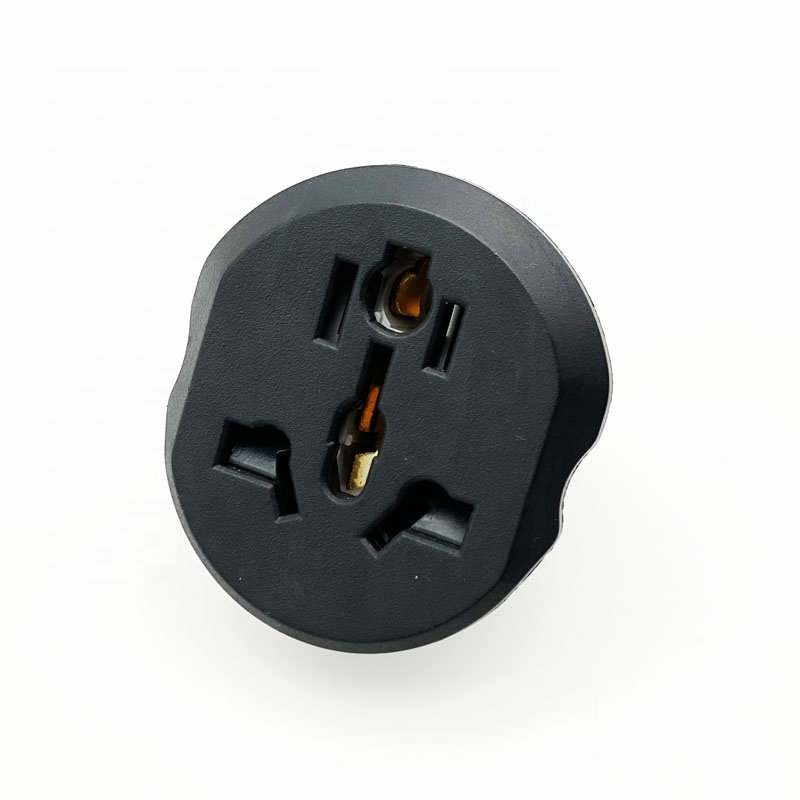 Adaptor Universal Travel with Logo Custom Black All In One Universal Travel Adaptor Universal Travel Plug Adapter