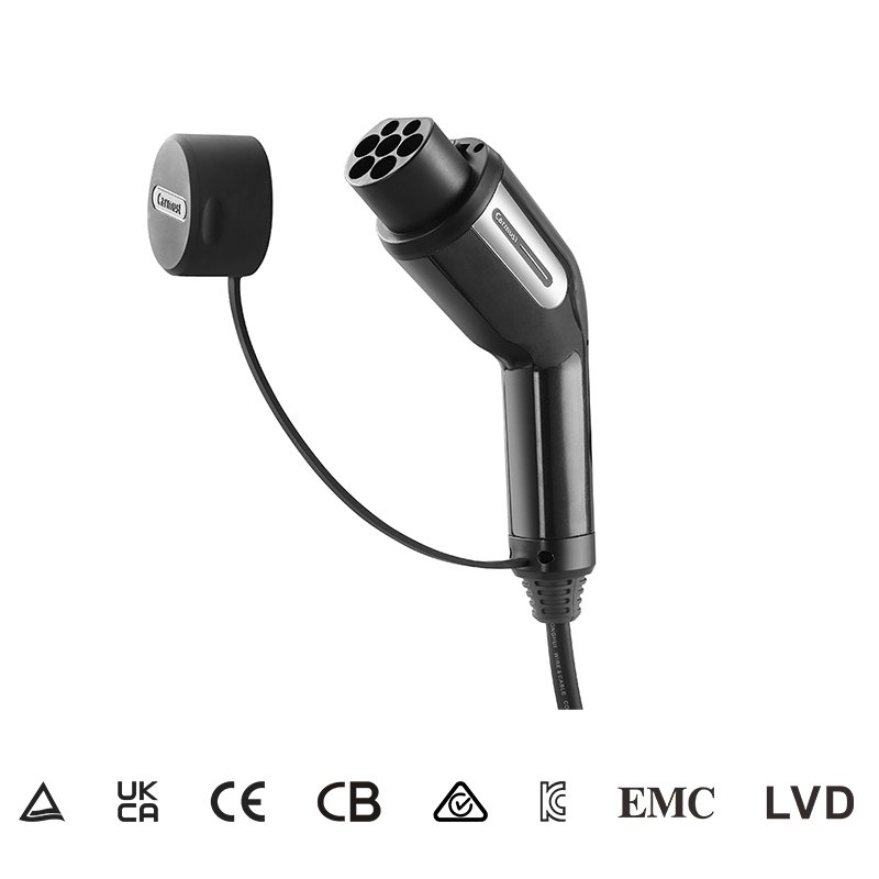 IP 65 waterproof IEC 62169 1 phase 16A ev charging cable GB/T electric vehicle charge plug