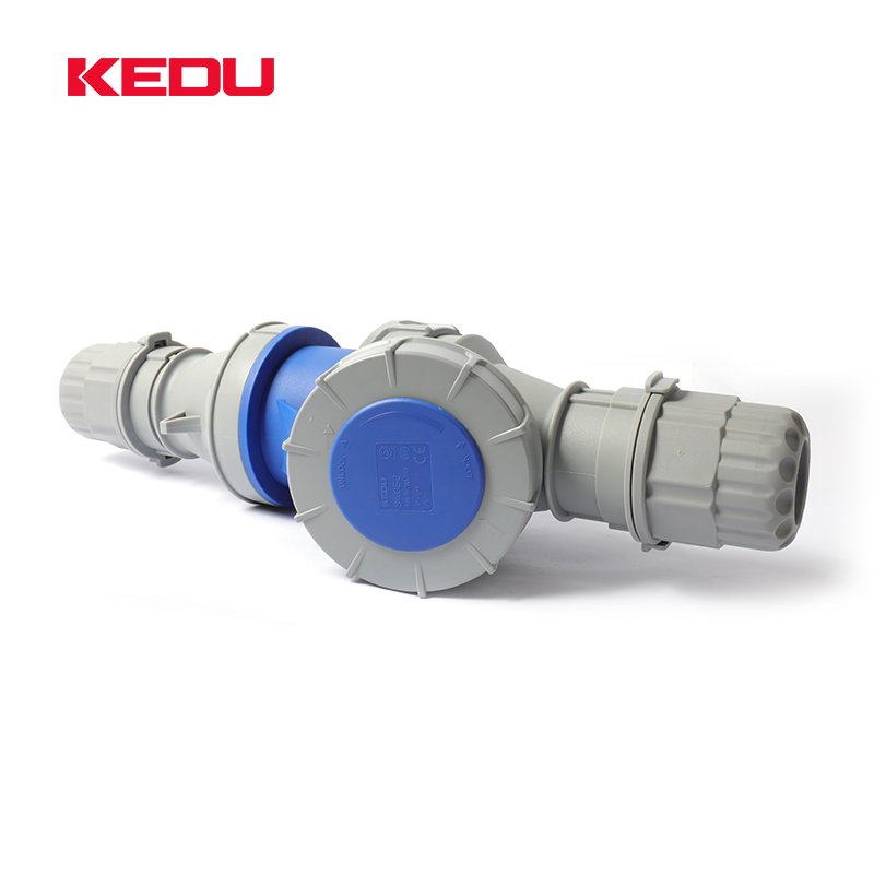 KEDU 220v 32amp three phase industrial plugs and sockets