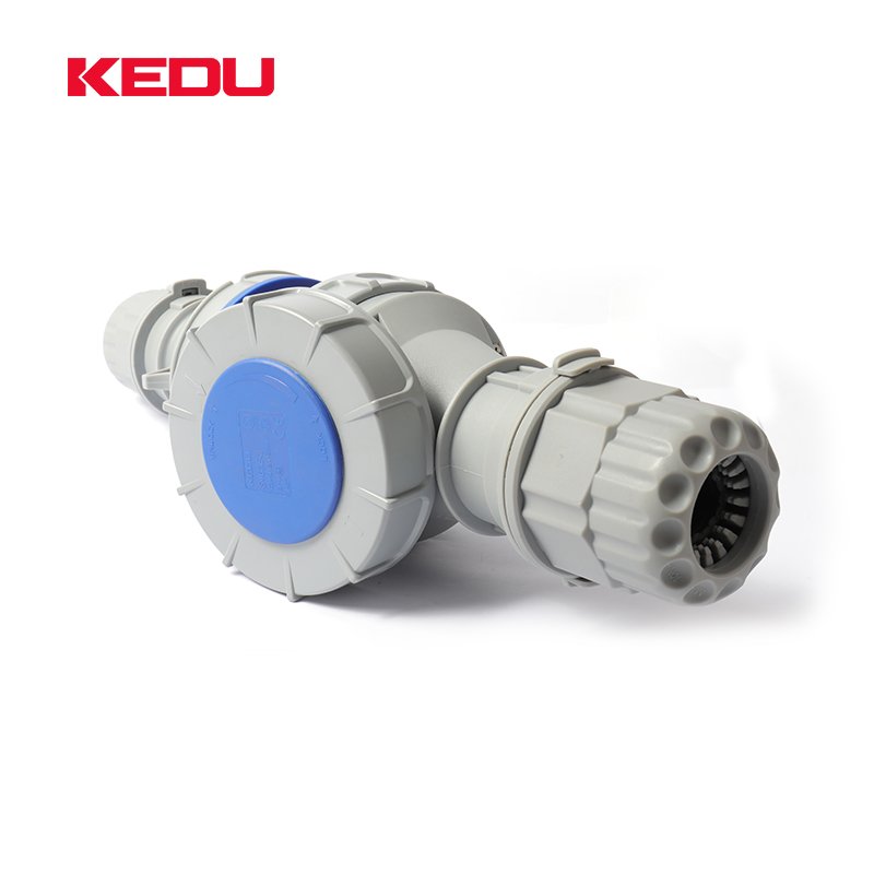 KEDU 220v 32amp three phase industrial plugs and sockets
