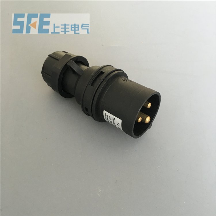 IP44 16A 250V IEC60309 Dusty proof IP44 3P 16A 250V event technology black industrial plugs and sockets
