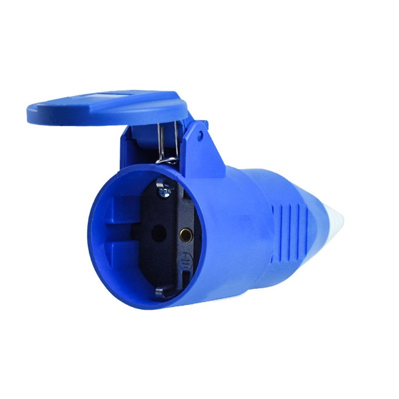 Multipurpose socket ZZ012 2P 220V 16A IP44 Two core waterproof power plug socket