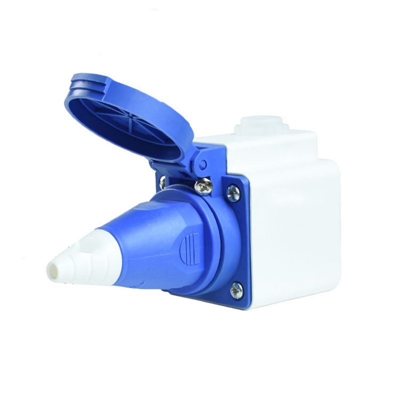 Multipurpose socket ZZ012 2P 220V 16A IP44 Two core waterproof power plug socket