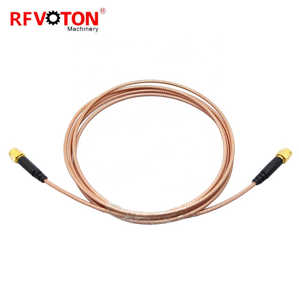 RF Connector SMA Male plug to SMA male for RG316 Cable Assembly 2M