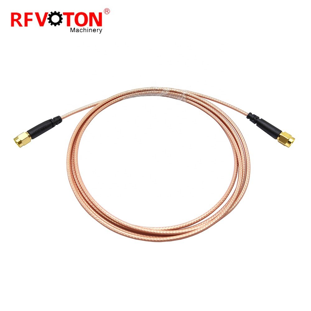 RF Connector SMA Male plug to SMA male for RG316 Cable Assembly 2M