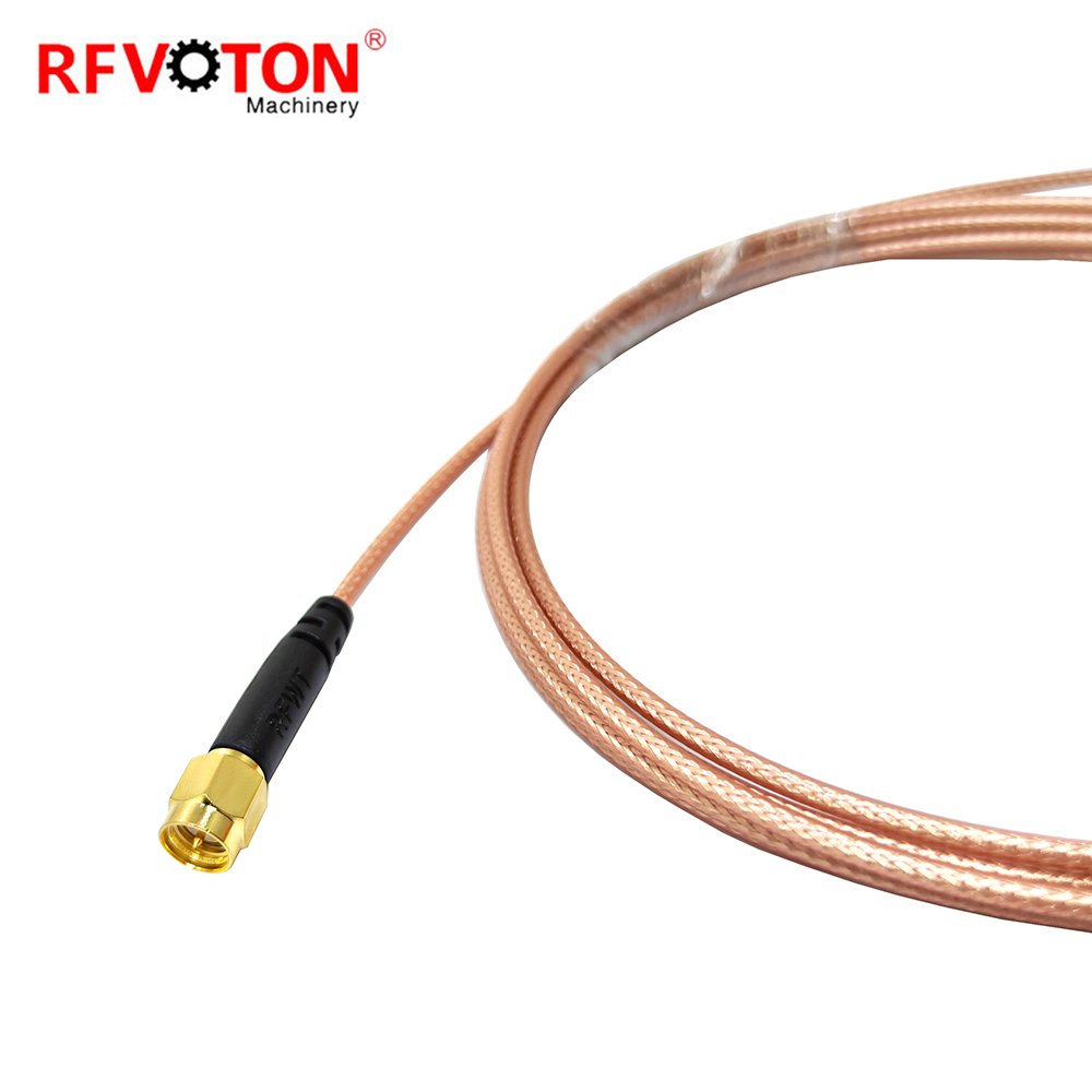 RF Connector SMA Male plug to SMA male for RG316 Cable Assembly 2M