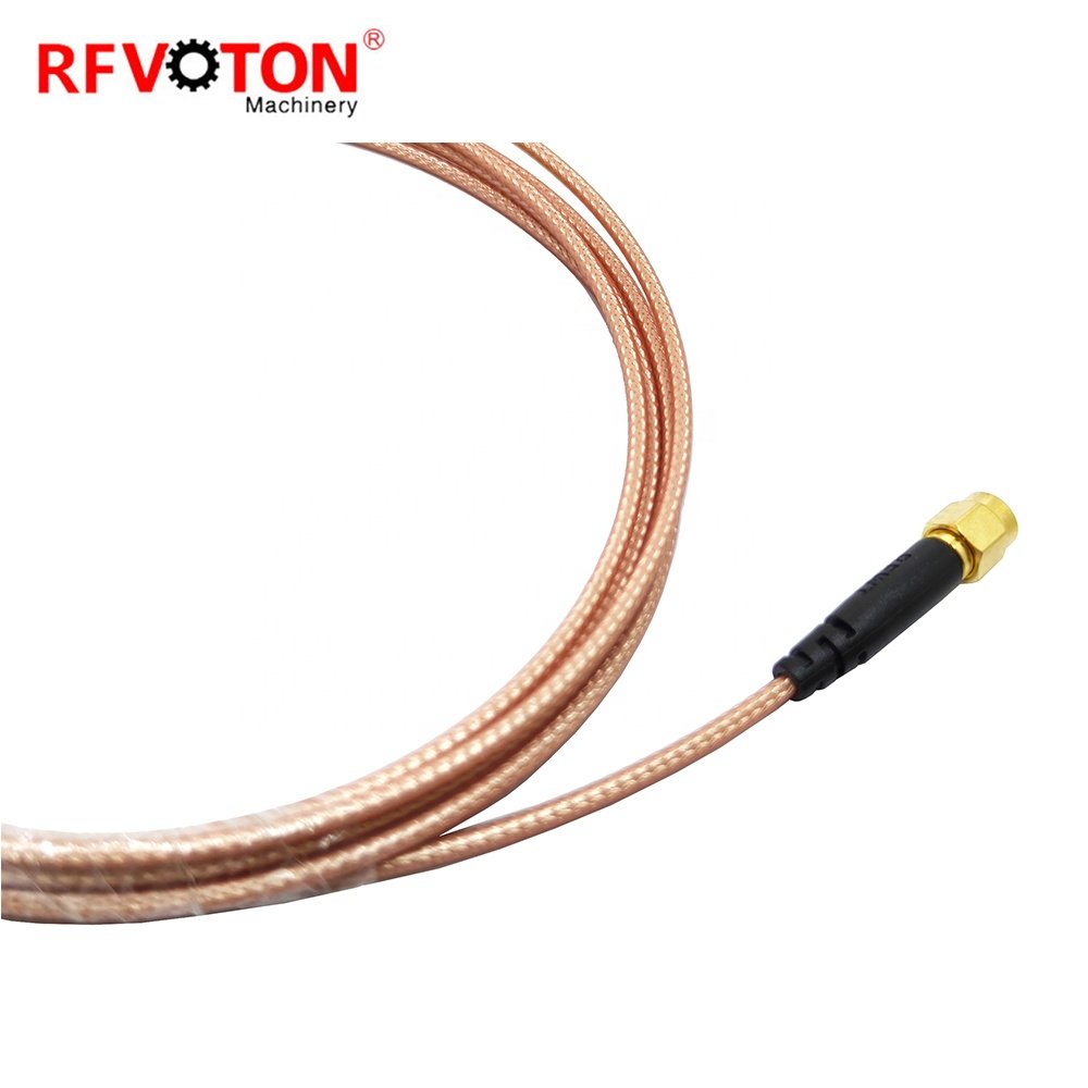 RF Connector SMA Male plug to SMA male for RG316 Cable Assembly 2M